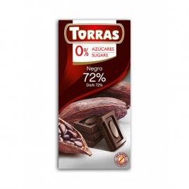 Ciocolata cu 72% cacao 75gr