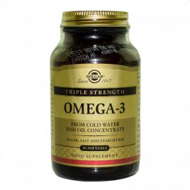 Omega-3 triple strength softgels 50cps solgar