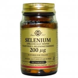 Selenium 200mcg 50cpr solgar
