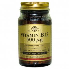 Vitamin b-12 500mg veg.caps 50cps solgar