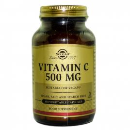 Vitamin c 500mg veg.100cps solgar