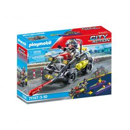 Playmobil city action - vehicul swat pentru teren si apa