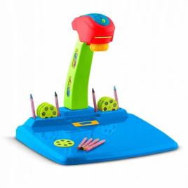 Proiector pentru desene cu accesorii incluse ricokids 772001 - albastru