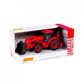 Tractor-excavator cu incarcator, 31x15x14.5 cm, polesie
