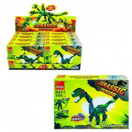 Cuburi constructii, dinozaur, 8 seturi/cutie