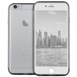 Husa Full TPU  360(fata + spate) pentru iPhone 6 / 6S Gri transparent