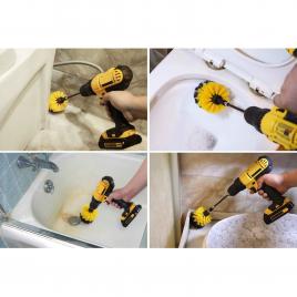 Perie circulara pentru Mocheta & Uz casnic / Profesional - - Detailing Carpet Brush cu Adaptor Bormasina