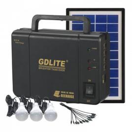 Sistem Iluminare LED cu Incarcare Solara 3 Becuri LED