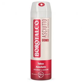 Deodorant borotalco pentru barbati spray asciutto cu chihlimbar, 150 ml