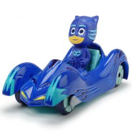 Masina dickie toys eroi in pijama cat-car cu figurina