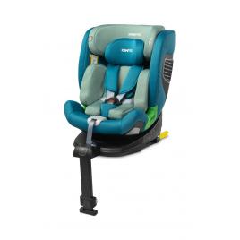 Scaun auto rotativ caretero kamptos i-size 40-150 cm albastru/verde