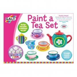 Set ceramica: picteaza un set de ceai