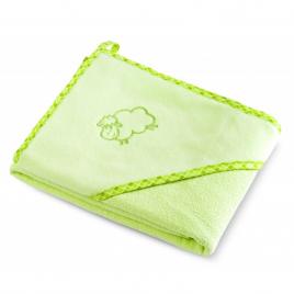 Prosop cu gluga sheep 80x80 cm green