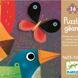 Puzzle gigant djeco parada animalelor