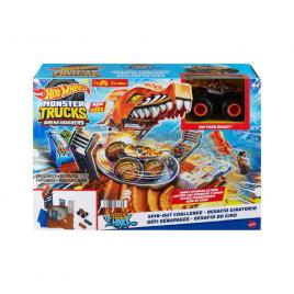 Set de joaca hot wheels monster truck arena smashers - provocarea spin-out