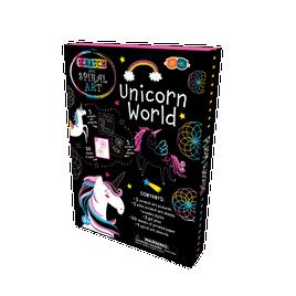 Set creatie scratch & spiral - lumea unicornilor