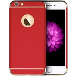 Carcasa cu folie de protectie inclusa pentru iPhone 6 Pro Red Plated Perfect Fit