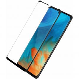 Folie de sticla Full Glue pentru Huawei P30 LITE GloMax 5D Negrulipici pe toata suprafata