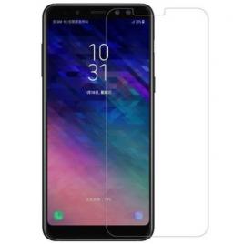 Folie de sticla pentru Samsung Galaxy A8 2018 Case Friendly (compatibila cu orice husa) - Diamond Clear