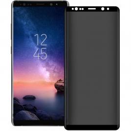 Folie de sticla privancy 5D case friendly pentru Samsung Galaxy Note 8 Privacy Glass GloMax folie securizata duritate 9H anti amprente