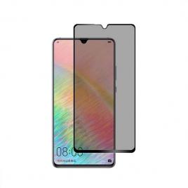 Folie de sticla privancy 5D pentru Huawei Mate 20 Privacy Glass GloMax folie securizata duritate 9H anti amprente