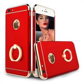 Husa Apple iPhone 6/6SElegance Luxury 3in1 Ring Red