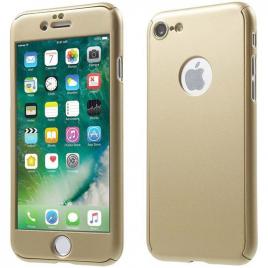 Husa FullbodyGold Apple iPhone 8 Plus acoperire completa  360grade cu folie de sticla gratis