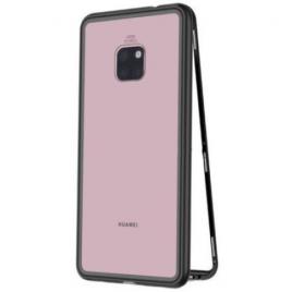 Husa Huawei Mate 20 PRO Magnetica Black Perfect Fit cu spate de sticla securizata premium