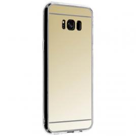 Husa cu efect de oglinda Samsung Galaxy S8 Gold Perfect Fit
