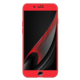 Husa pentru Apple iPhone 6 Plus Red acoperire completa  360grade cu folie de sticla gratis