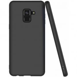 Husa pentru Samsung Galaxy A8 2018 GloMax Perfect Fit Negru