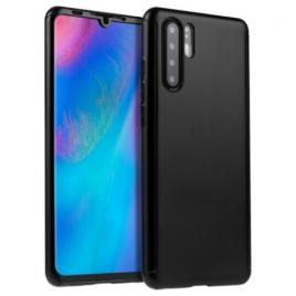 Husa protectie pentru Huawei P30 Black acoperire completa  360grade cu folie de protectie gratis