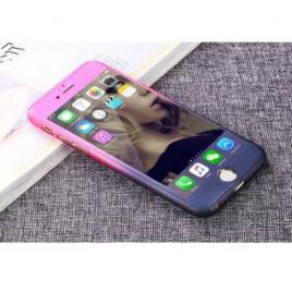 Husa protectie pentru Apple iPhone 6 Plus Degrade Fullbody fata-spate cu folie de sticla gratis