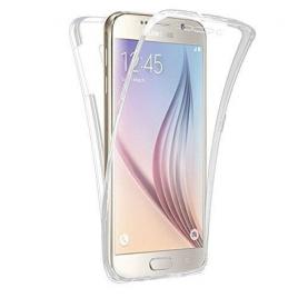 Husa protectie pentru Samsung Galaxy S7 Edge Transparent Slim folie de protectie fata-spate