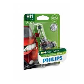 Bec auto cu halogen pentru far Philips H11 Long Life Eco Vision 12V 55W 1 Bec