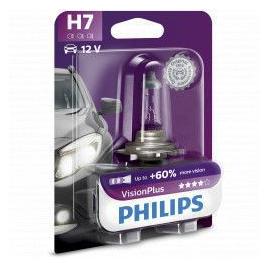 Bec auto cu halogen pentru far Philips H7 Vision Plus +60 12V 55W 1 Buc