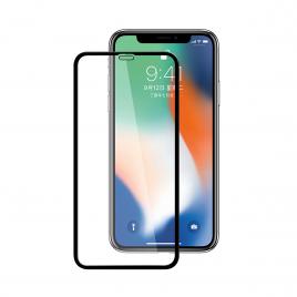 Folie de sticla FULL GLUE pentru Apple iPhone XS GloMax 5D Negru lipici pe toata suprafata