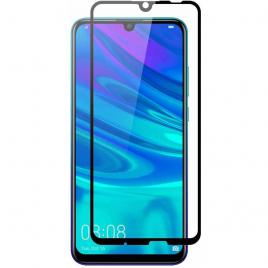 Folie de sticla FULL GLUE pentru Huawei P Smart 2019 GloMax 5D Negru lipici pe toata suprafata