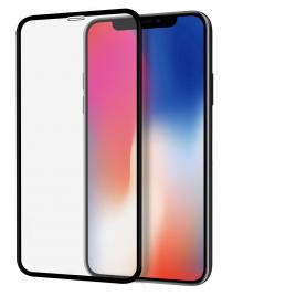 Folie de sticla Full Glue pentru Apple iPhone XR GloMax 5D Negru lipici pe toata suprafata