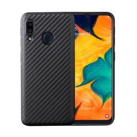 Husa pentru Huawei P Smart 2019 GloMax Perfect Fit cu insertii de carbon negru