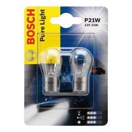 Set 2 Becuri auto auxiliare cu halogen Bosch P21W Pure Light 12V 21W