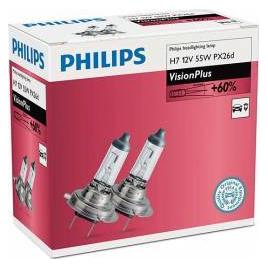 Set 2 becuri Philips H7 12V 55W PX26d Vision Plus