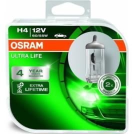 Set 2 buc Bec H4 ULTRA LIFE Osram 12V