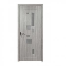 Usa de interior din lemn cu geam bestimp b02-68-n, stanga / dreapta, argintiu, 203 x 68 cm