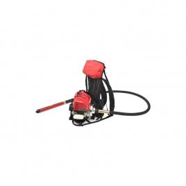 Vibrator beton Back-Pack ENAR cu motor Honda GX35 furtun imersie 2m cap 45mm
