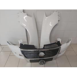 Fata Completa VW Passat B6 05-11 LB9A Alb Bara + Aripa Fata Dreapta si Stanga + Grila Radiator + Emblema