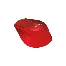 Logitech m330 wireless mouse - silent plus - red