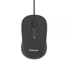 Mouse cu fir tellur basic, mini, negru