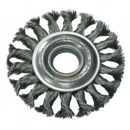 Perie sarma impletita tip circular cu orificiu 115mm