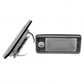 Set 2 lampi led dedicate numar inmatriculare audi a3 s3